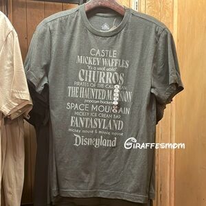 Disney Parks Disneyland Attraction Snacks T-Shirt New